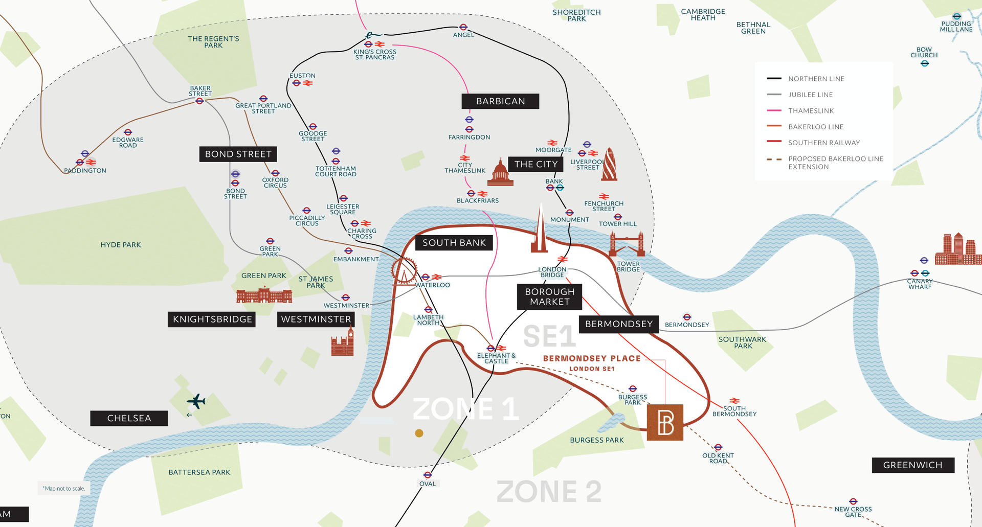 Vi tri can ho Bermondsey Place London 3 Arcadia Consulting Vietnam