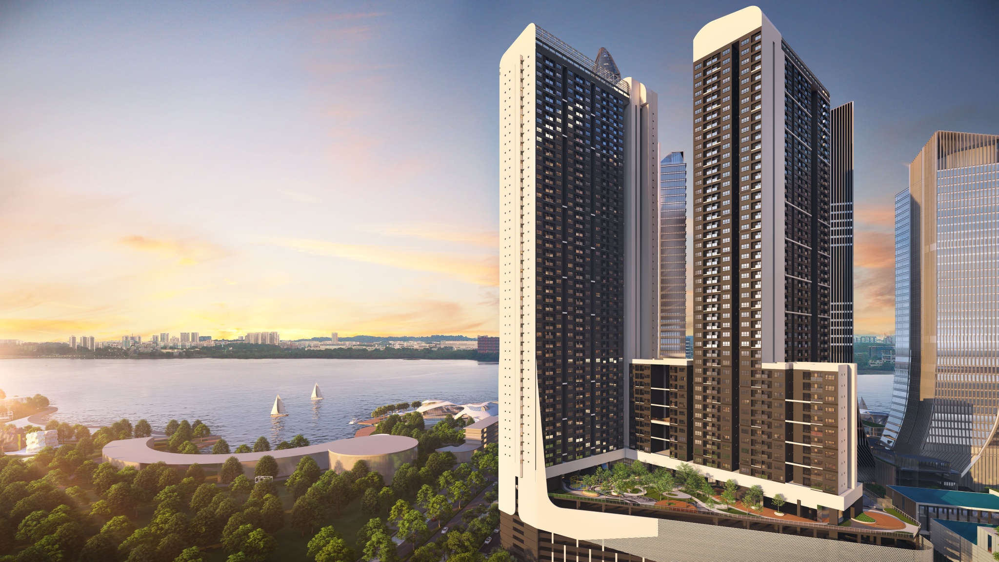 Căn hộ dịch vụ ven biển Skypark Kepler Johor Bahru Malaysia Singapore